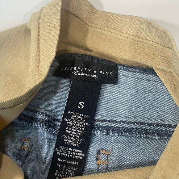 Celebrity Pink Maternity Jeans Small Skinny Ankle Mommy Chic Soft Stretch NWT - Picture 9 of 12